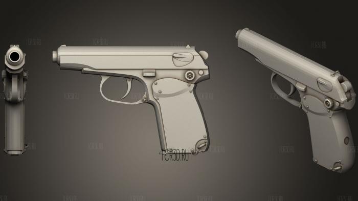 Guns 033 stl model for CNC
